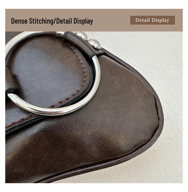 Autumn 2025 Korean Fashion Women's Versatile Underarm Shoulder Bag - Trendy Hand-held Small Square Bag