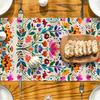 1pc Mexican Floral Table Runner - Polyester Heat-Resistant Decorative Tablecloth for Dining & TV Stand, Vibrant Colorful Design