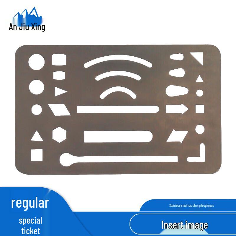 Stainless Steel Drafting Template Ruler