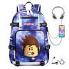 Hot Selling Game-Themed Outdoor Travel Bag Large Capacity with USB Hiking Backpack