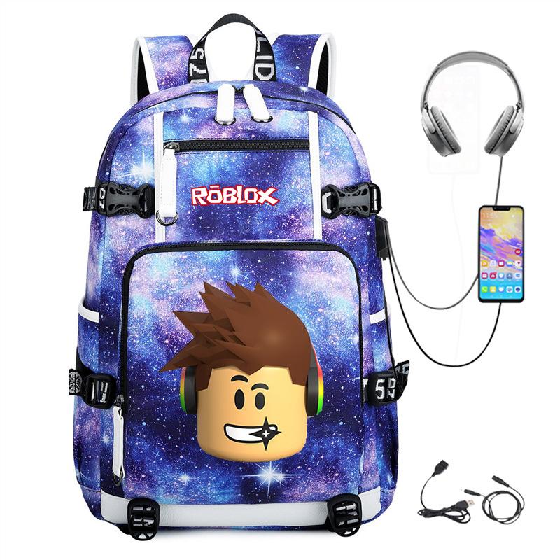 Hot Selling Game-Themed Outdoor Travel Bag Large Capacity with USB Hiking Backpack