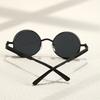 Glazzy retro round-rimmed steampunk sunglasses for mendesign for divingfishing and vacation