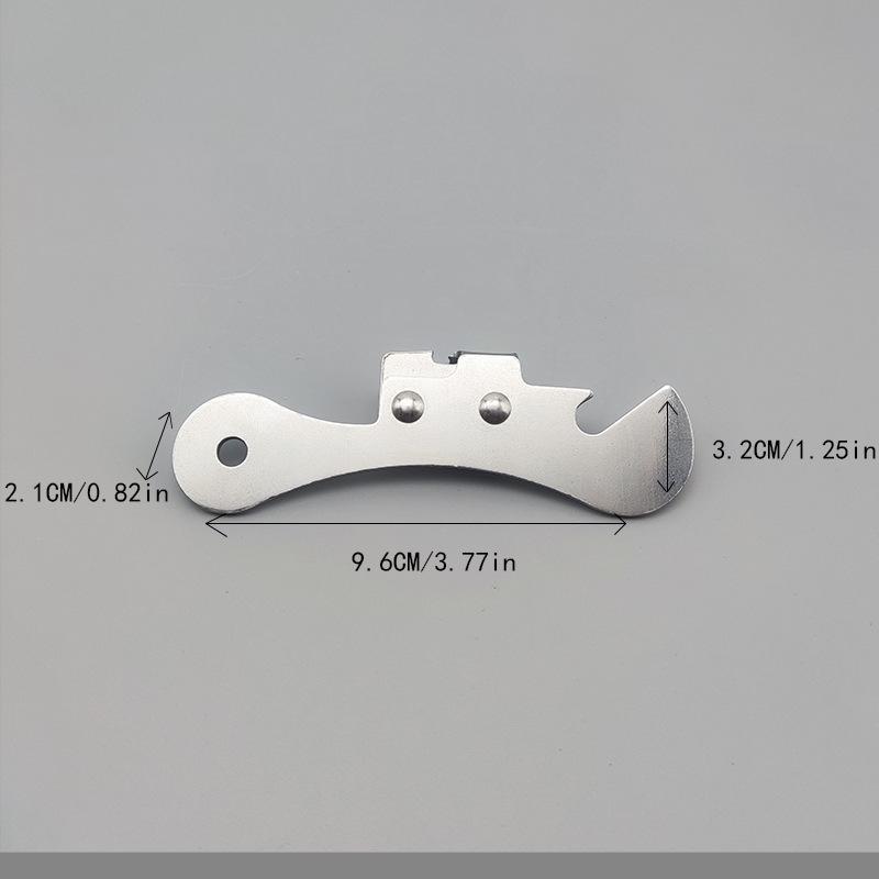 Colorful Multifunctional Stainless Steel Mini Opener: Compact Can & Bottle Opener.