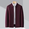 Men's Lapel Jacket Spring and Autumn Middle-aged and Elderly Business Dress Dad High-end Casual Jacket