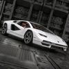 MeinAuto 1:Die-Cast Metall Lamborghini Countach LPI 800-4 Modellauto im Maßstab 1:24 - Weiß Sammleredition