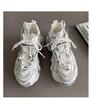 Z Brand Men's 2025 Height-Boosting Retro Sneakers - Breathable, Casual, Autumn Dad Shoes with Thick Soles.