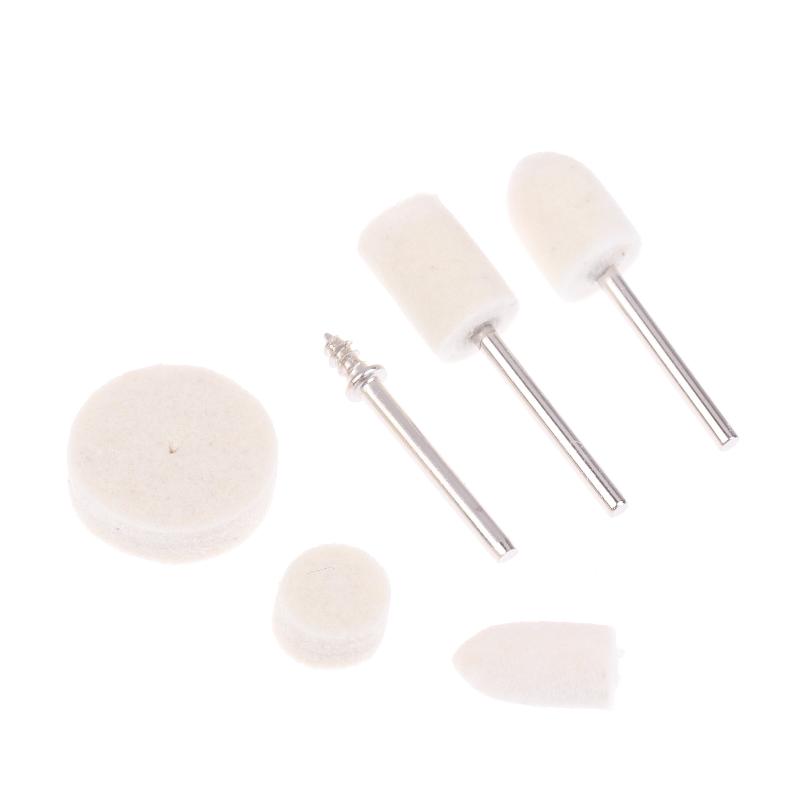 1 Set Wool Felt Polishing Wheel Kit - Multi-Shape Buffing Set For Rotary Tools, Ideal For Jewelry & Metal