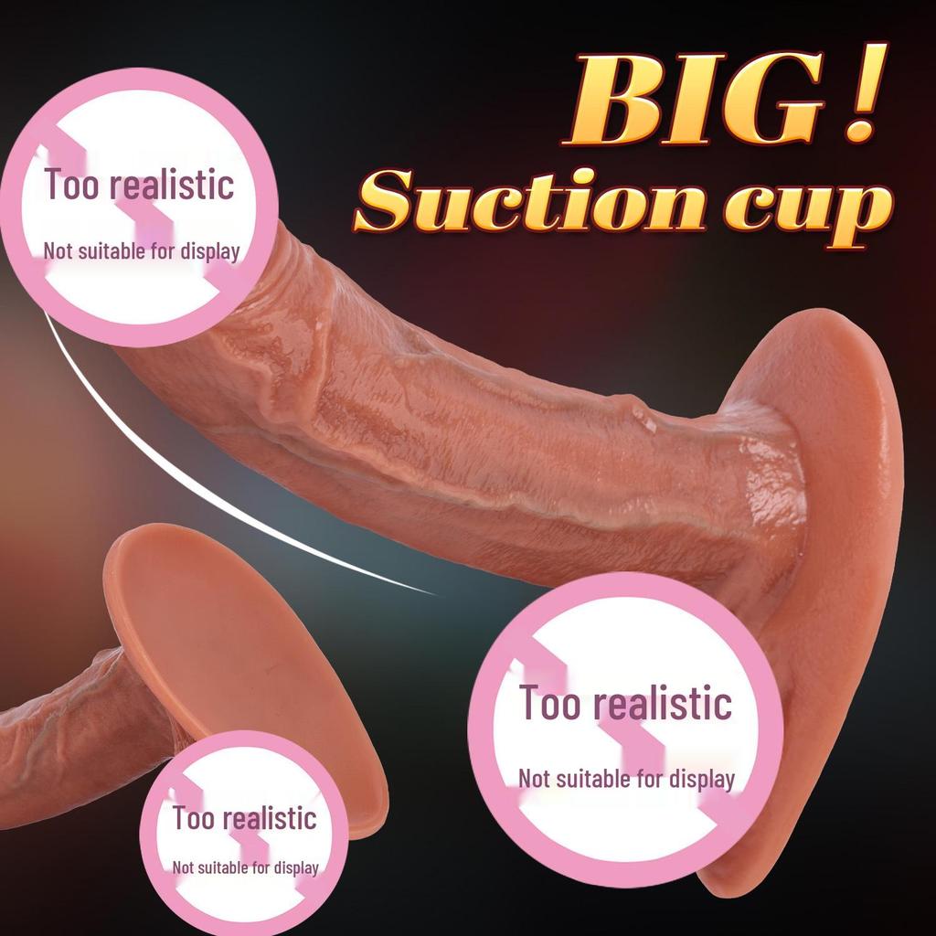 Weicher Silikon Realistischer Penis Masturbator für Erwachsene Frauen