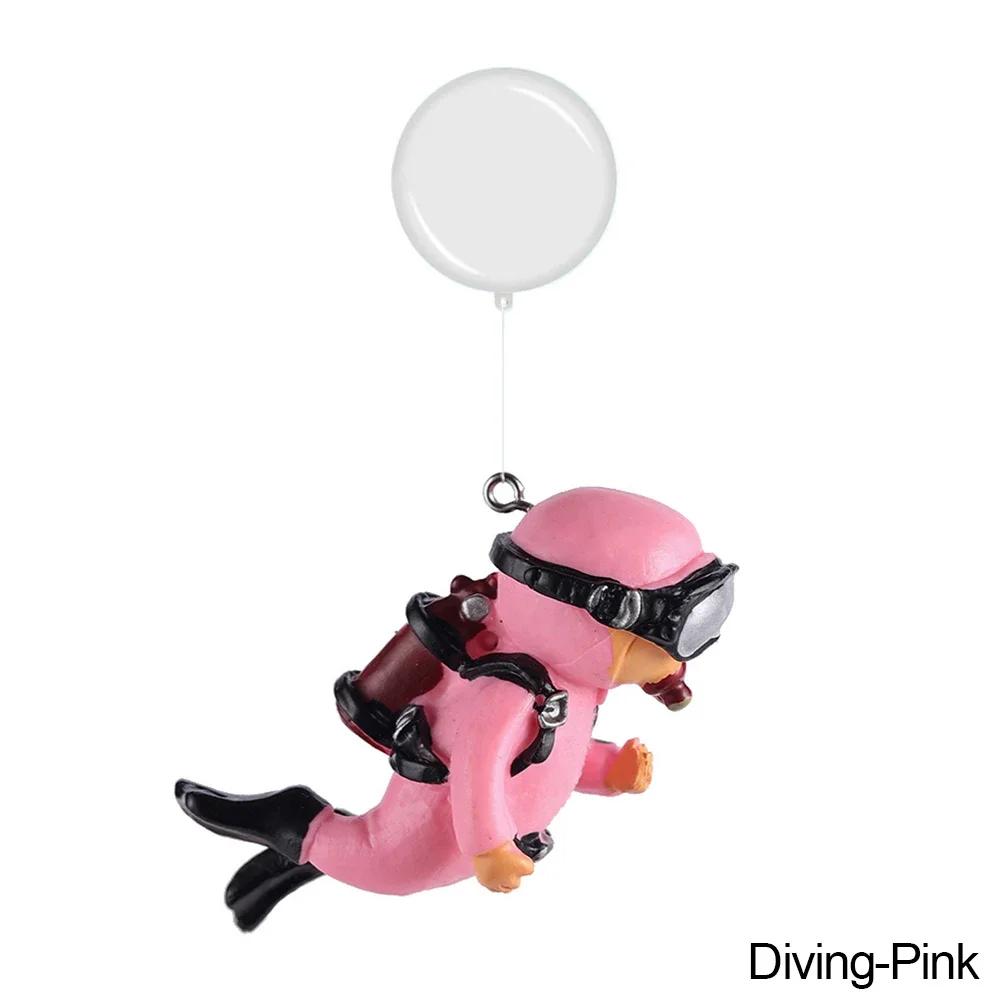 Resin Floating Simulated Diver Toy 1/2pcs Aquarium Decor Fish Tank Landscaping Pendant Ornament Accessories