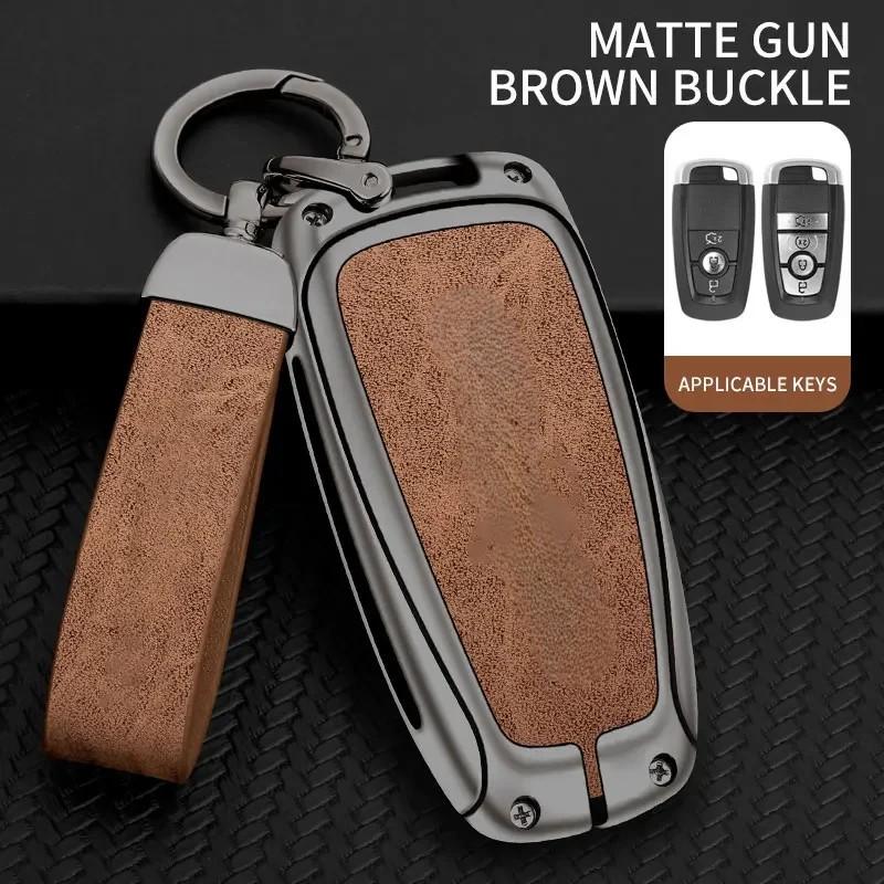 Zinc Alloy Car Remote Key Case For Ford Raptor F150 Remote Control Protector For Ford F-150 Raptor Car Key Cover Car Accessories