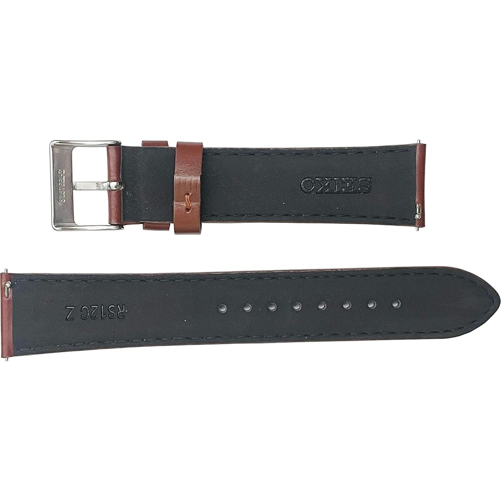 Correa de reloj Seiko Smart Change para mujer 18 mm 20 mm Cuero Genuino Negro Marrón Verde Beige