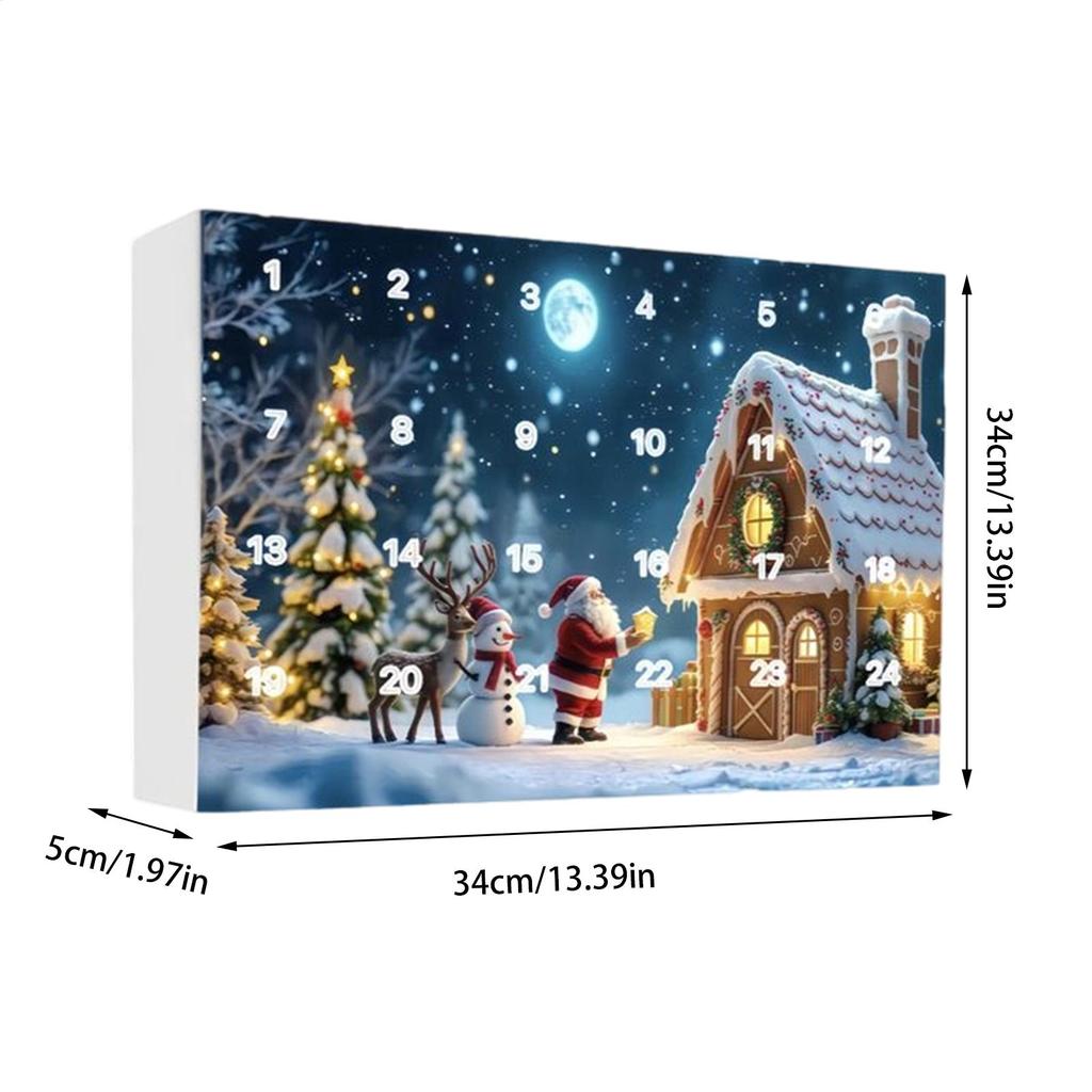 Christmas Count Down Calendars Gnome Christmas 24 Days Countdown Calendar Festive Toy Doll For Home Festival Party Holiday