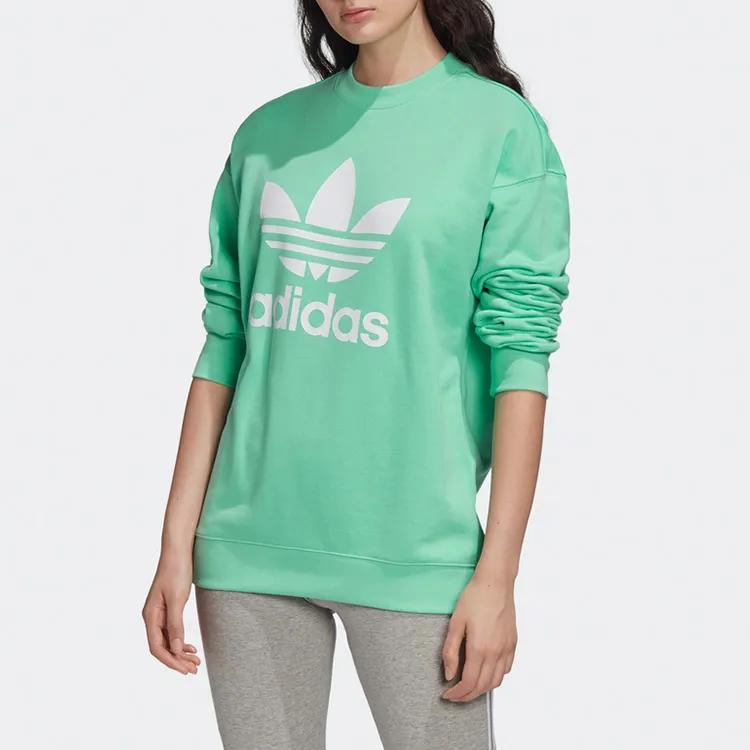 Adidas Originals Trefoil Sweatshirt Women's Mint Green (Unisex) Sweatshirts FM3290