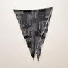 Retro Cashew Print Silk Scarf Accessories Rhombus Versatile Triangle Scarf Spring And Summer Thin Out Clothing With Shawl