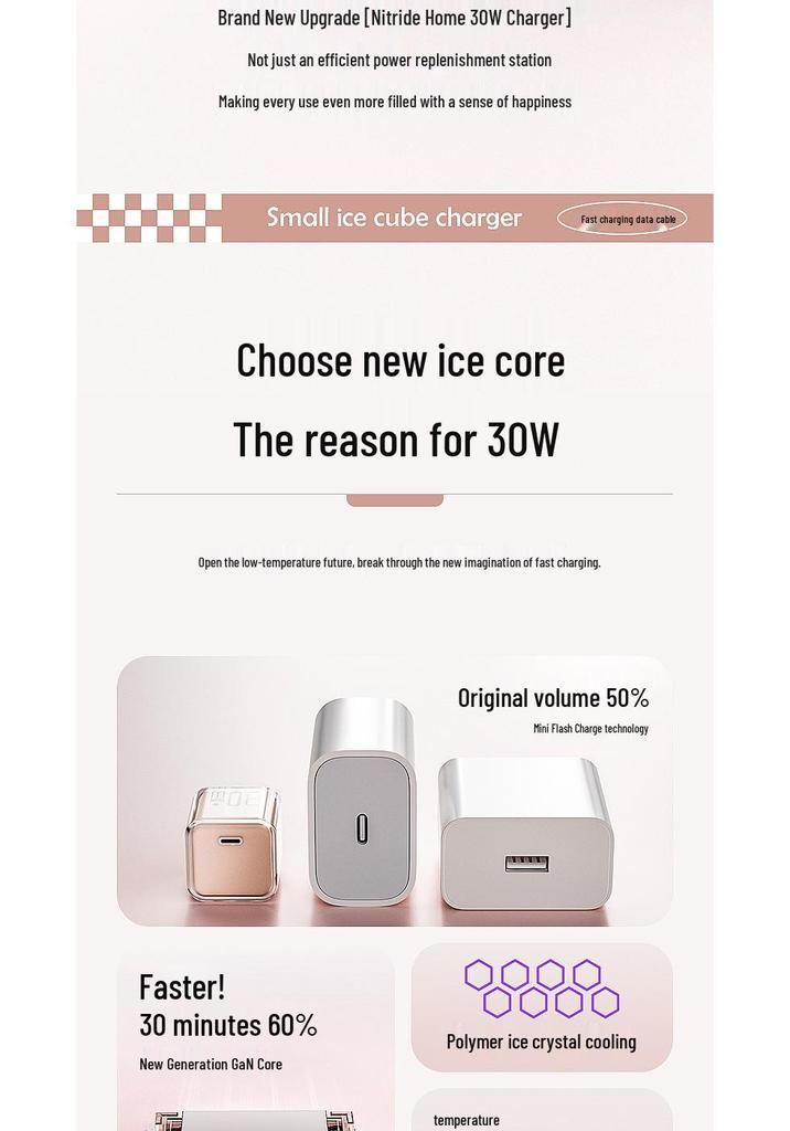 45W GaN Charger for iPhone 14 Series - Fast Charging