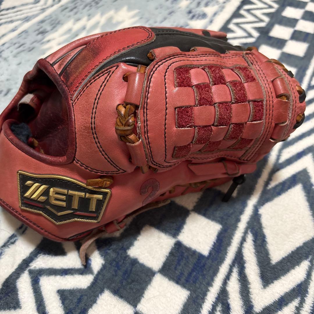 Used ZETT Prostatus Red Leather Gloves