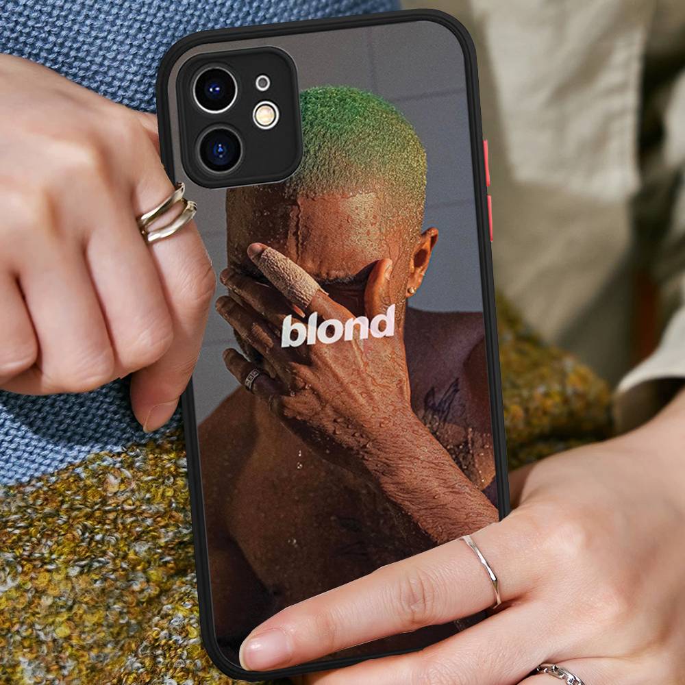 Frank Ocean Blond Matte Clear TPU Phone Cases For iPhone 16 15 14 13 12 11 Pro Max X XS Max Cover