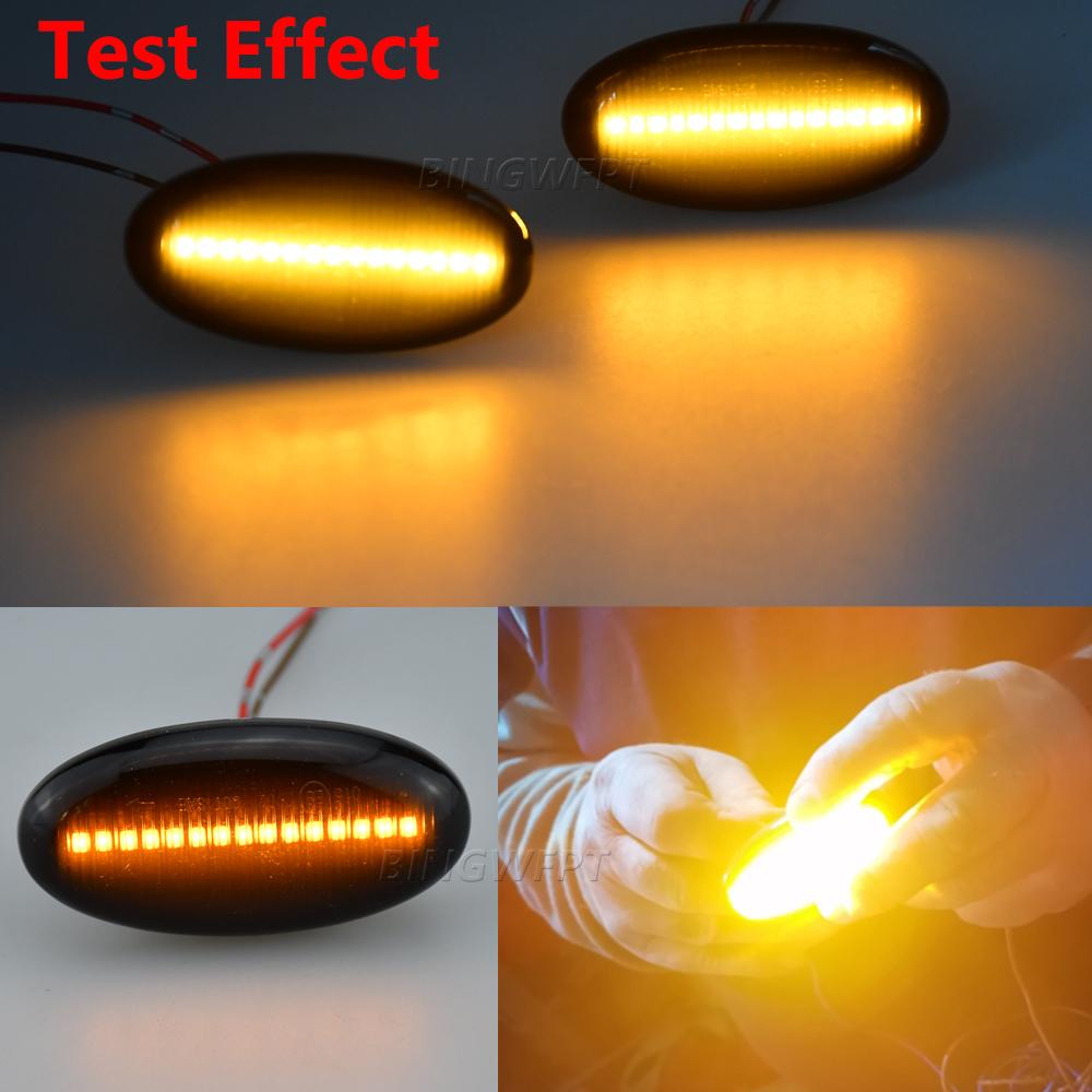 For MAZDA 2 3 5 6 BT-50 MPV II Turn Signal Side Marker Light LED Dynamic Flasher Repeater Blinker 2006 2007 2008 2009 2010