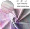 Colored marble shower curtain abstract pink purple blue fluid ink art texture lines modern luxury fabric shower curtain