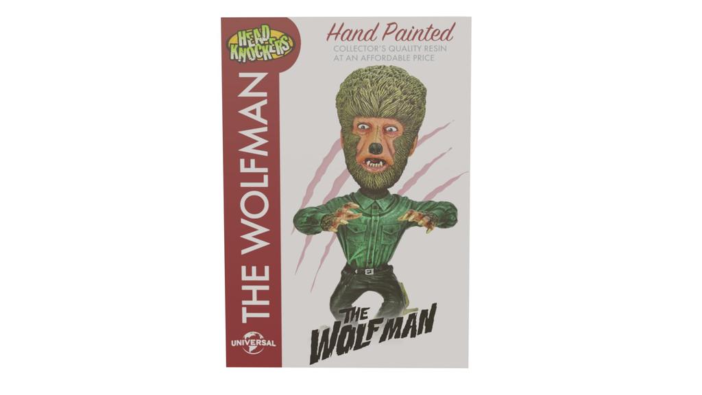 NECA Universal Monsters Head Knocker Wolfman 20cm