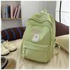 School bag new high value fresh sweet candy color backpack junior high school students lightweight travel backpack