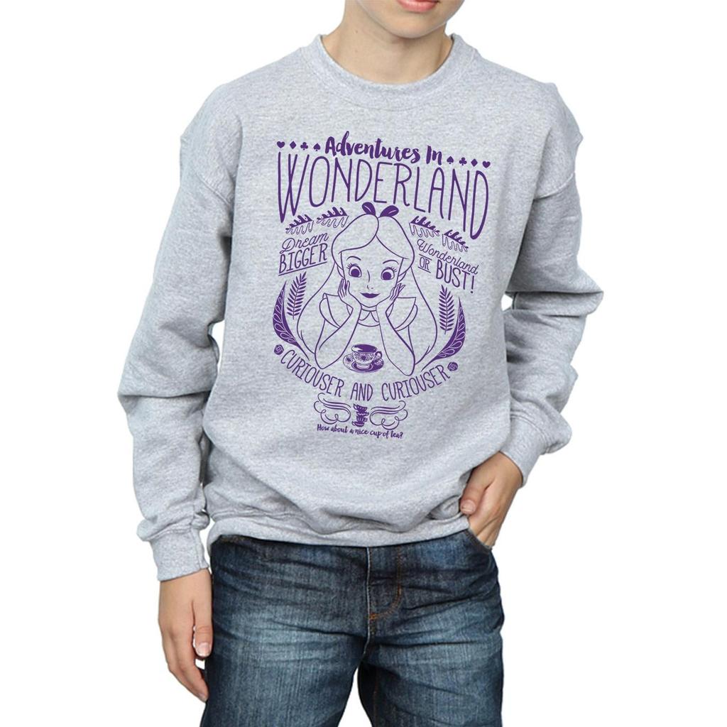 Disney Boys Alice In Wonderland Adventures Sweatshirt