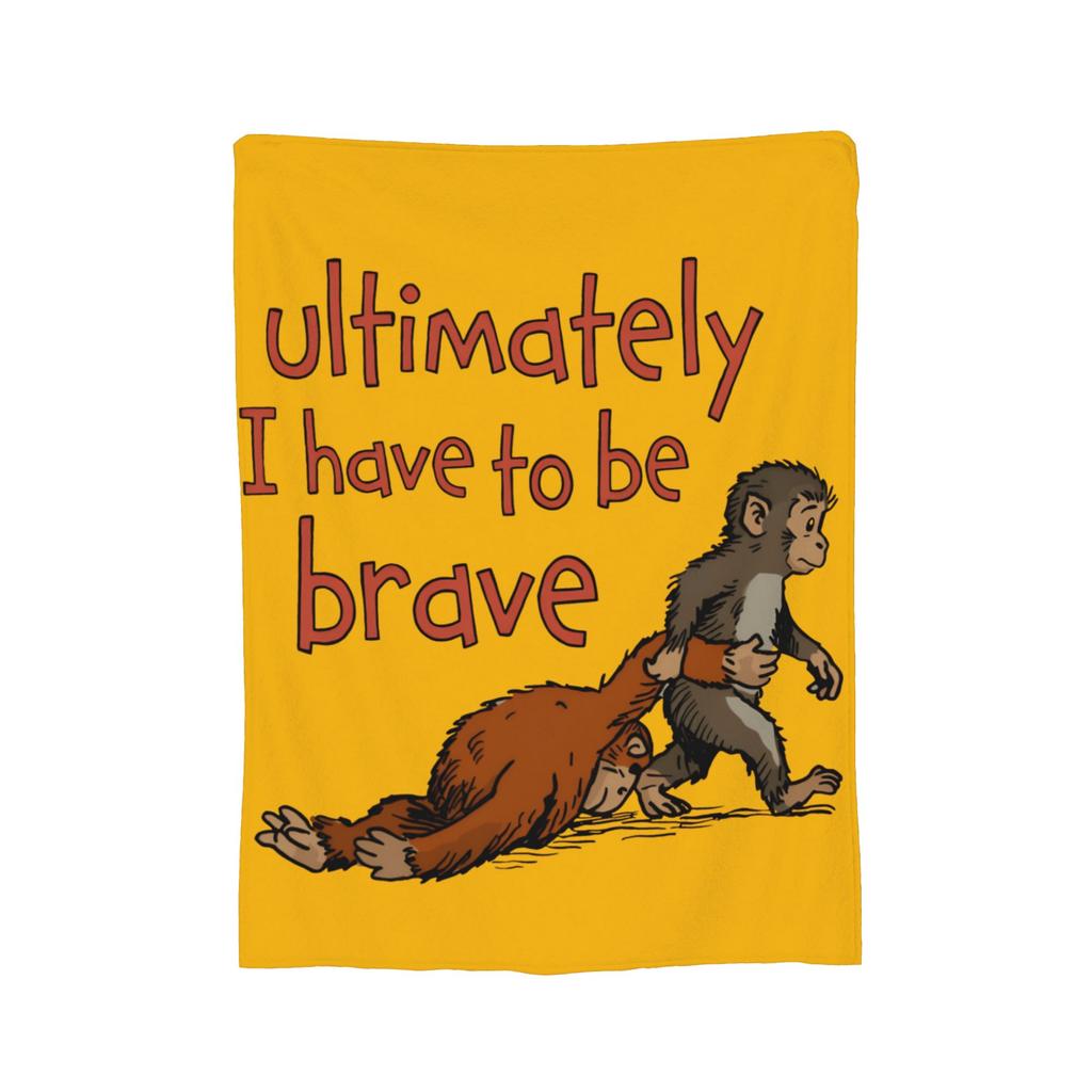 Cute Punch Monkey Knitted Blankets Velvet Warm Throw Blankets for Home Couch Bedspread