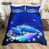 3D Wolf Space Duvet Cover Tiger Lion Animal Pattern Bedding Set Light And Dark Meet Wolf Moon Comforter Cover With Pillowcases