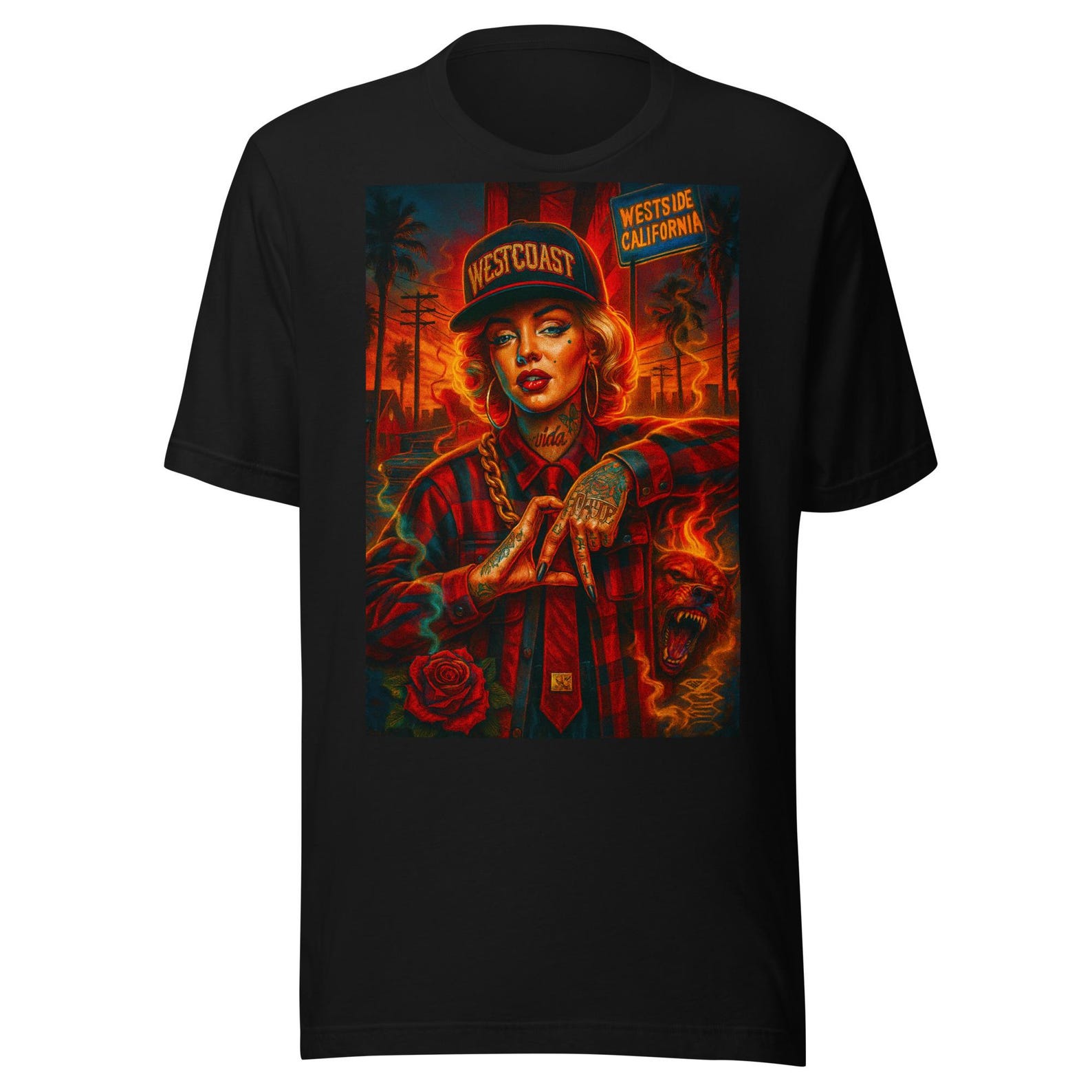 West-Coast Los Angeles Unisex t-shirt S