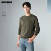 LILANZ Men's Pure Cotton Textured Crew Neck Knit Sweater