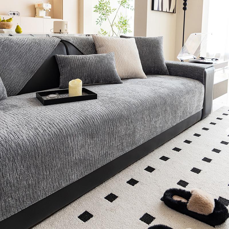 

Solid Color High Weight Gentle and Skin Friendly Sofa Cushion Moisture Absorbing and Breathable Cushion Active Jacquard Machine Washable Couch Covers 30x50cm pillow cover 1pcs