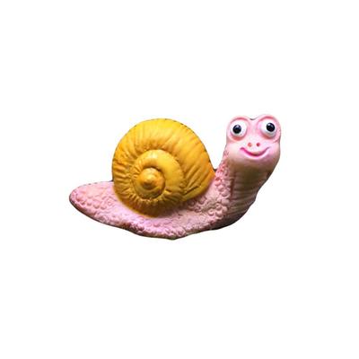 Crafts Resin Small Snail Figurine Cute Animal Kawaii Snail Model Simulation Creative Mini Ornament Outdoor