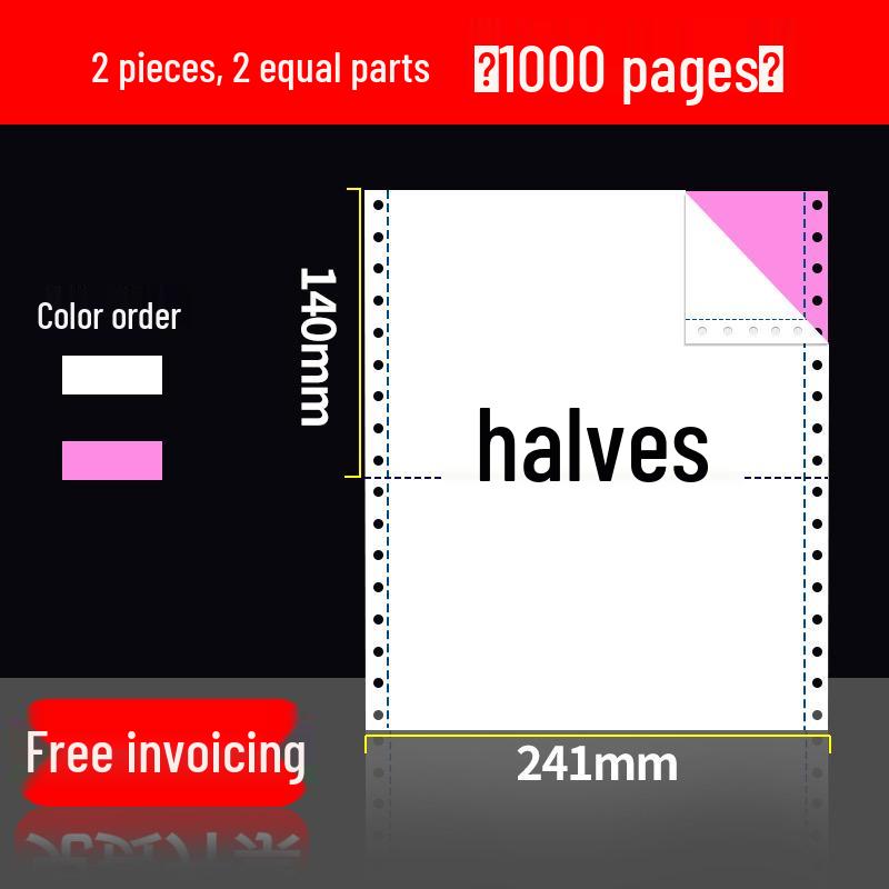 Triple & Twofold Dot Matrix Printer Paper - 2, 3, 4 Part Options