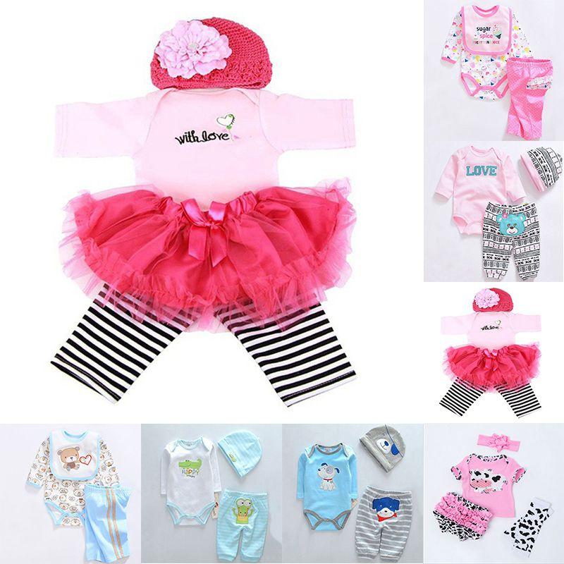 Baby Dolls Lifelike Romper Dress Clothes For 2223 Reborn Baby Girl Doll Boy