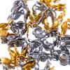 50-100pcs Stainless Steel Ball Chain Connectors Clasp Calotte End Crimps Beads Fastener for Jewelry Making DIY Accessories