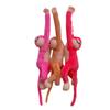 Colorful Long-Arm Monkey Plush Toy Hanging Curtain Decor