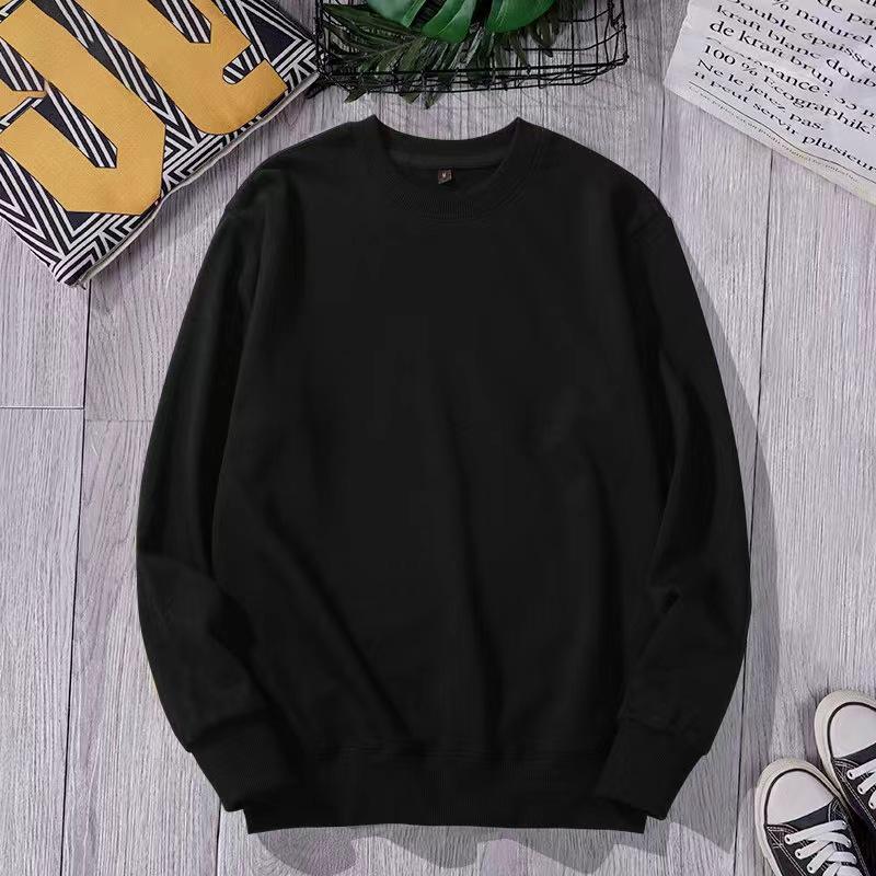 2022 Autumn/Winter Unisex Korean Style Loose Fit Terry Cotton Sweatshirt