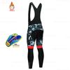 2025 Raudax Camouflage Winter Thermal Fleece Cycling Clothes Men's Jersey Suit Outdoor Riding Bike MTB Clothing Bib Pants Set