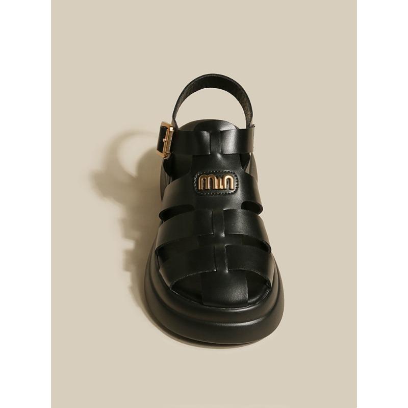 Fashion New Summer Fashion, Comfortable and Casual Thick-soled Platform Platform Thick-soled British Style Casual Women's Shoes