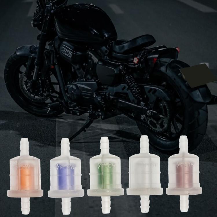 Heavy Duty Motorcycle Fuel Filter 6.5MM Plastic Metal Mixing Build Motorcycles Gasolines Filter Simple Installation
