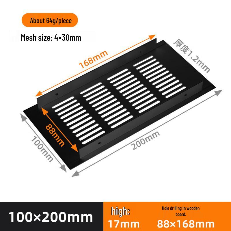 Rongyu Aluminum Cabinet Ventilation Grille