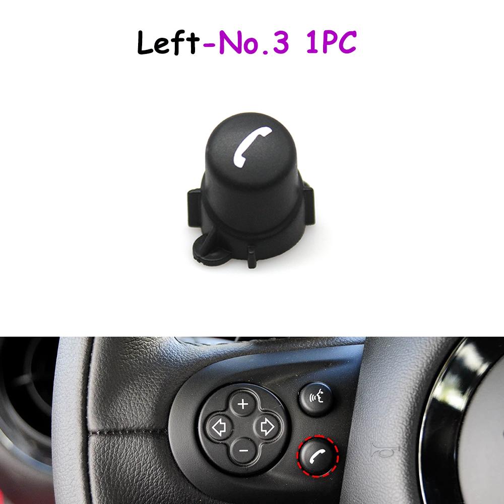 

R55 R56 R57 R58 R59 R60 R61 Багатофункціональне кермо автомобіля Кришка кнопки гучності Перемикач круїз-контролю Оздоблення для BMW MINI Left-NO.3