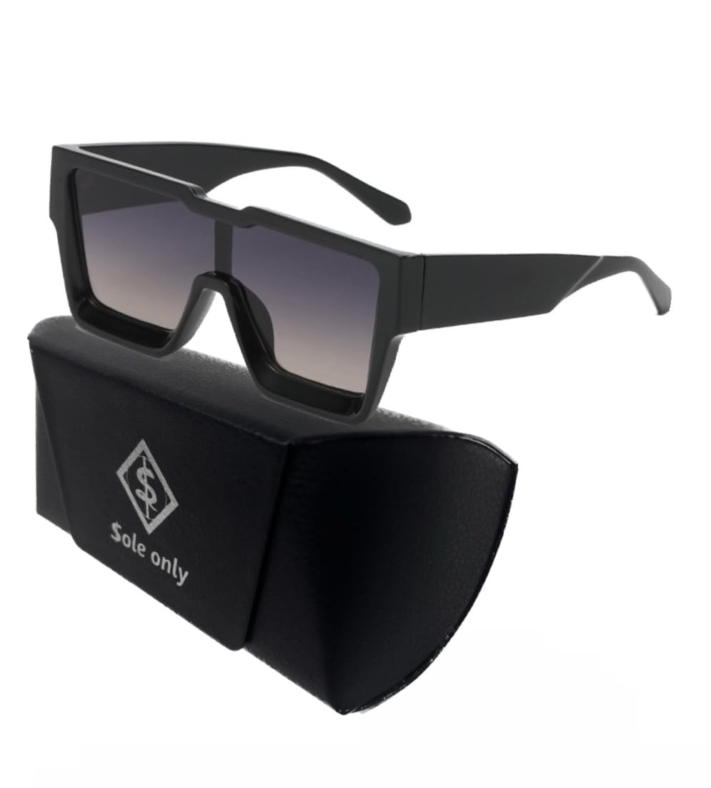 

[$ole only] Sole Only Millionaire Cyclone Sunglasses Vintage Eyewear Sunglasses Case Men s Women s Unisex UV Hip Hop Square Driving Sunglasses Cool