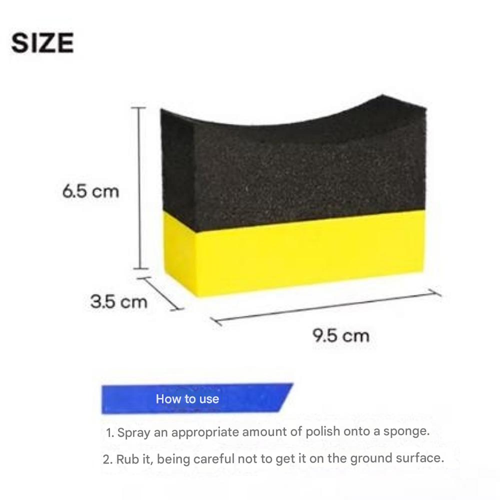 Tire Shine Sponge 2P
