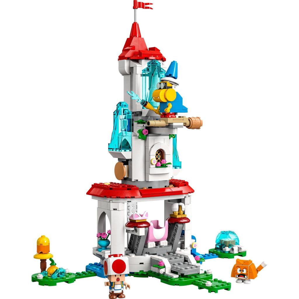 LEGO Super Mario Cat Peach Power-Up and Frozen Tower Challenge 71407, Toy, Building Blocks, Gift, Video Game, Boys and Girls, Ages 7 and Up