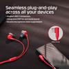 HyperX Cloud Earbuds III S Gaming Official Japanese Distributor Product Earphones, Wired, USB-C, Red, (BN7S2AA)