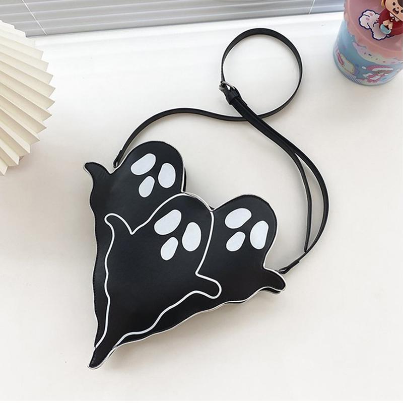 Goth Gothic Ghost Crossbody Bag For Women Funny Shoulder Bags Vintage Lovely Devil Boxt Purse and Small Handbags ARI