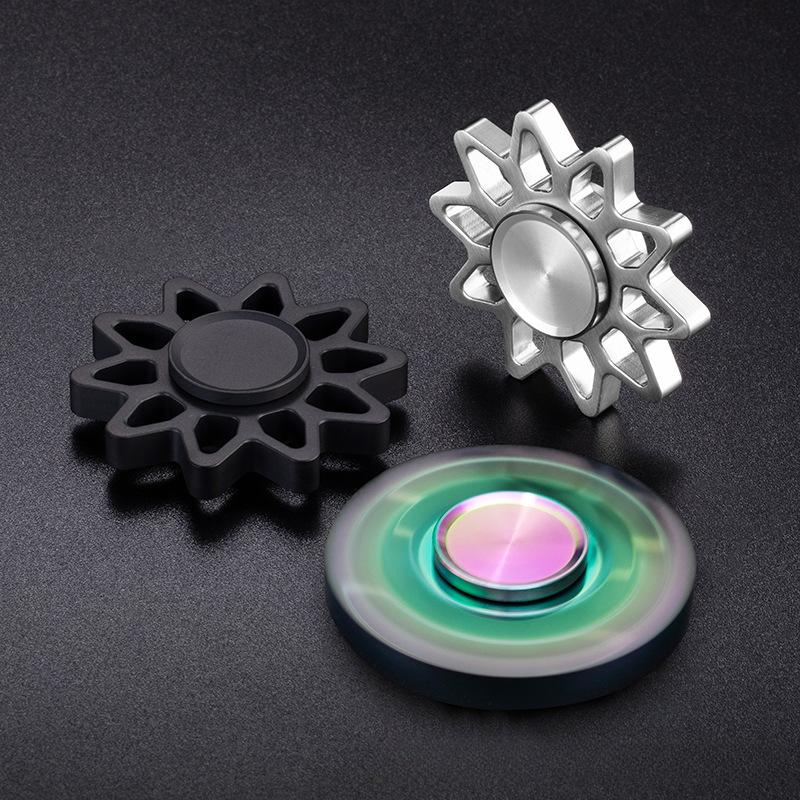 Sun God Mini Fidget Spinner EDC Metal Spinning Top Tip Stress Relief Toy Gyro Relieve Stress Antistresse for Autism Children