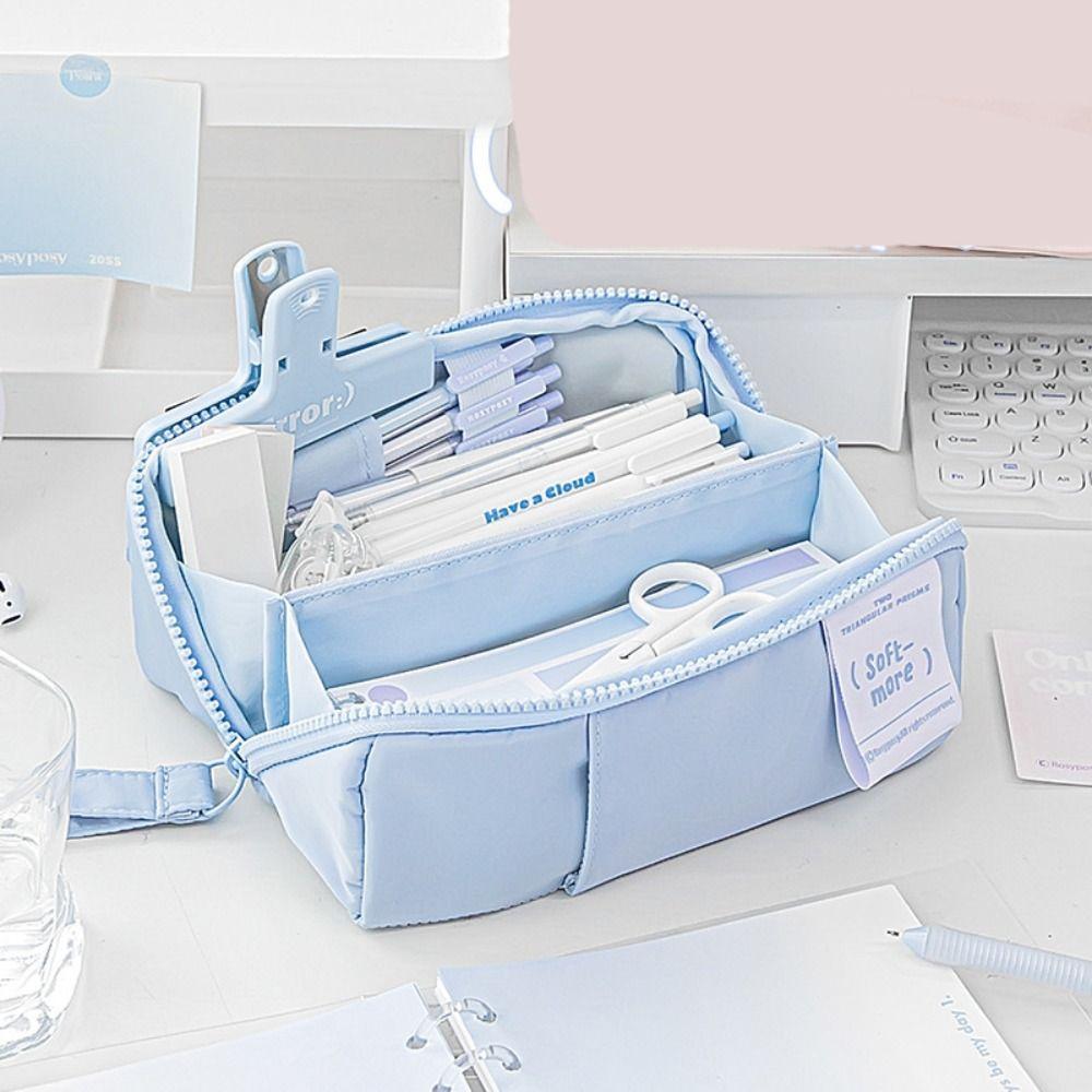 Large Capacity Pencil Box Multi-Layer Pencil Bag Gift Pencil Case Student