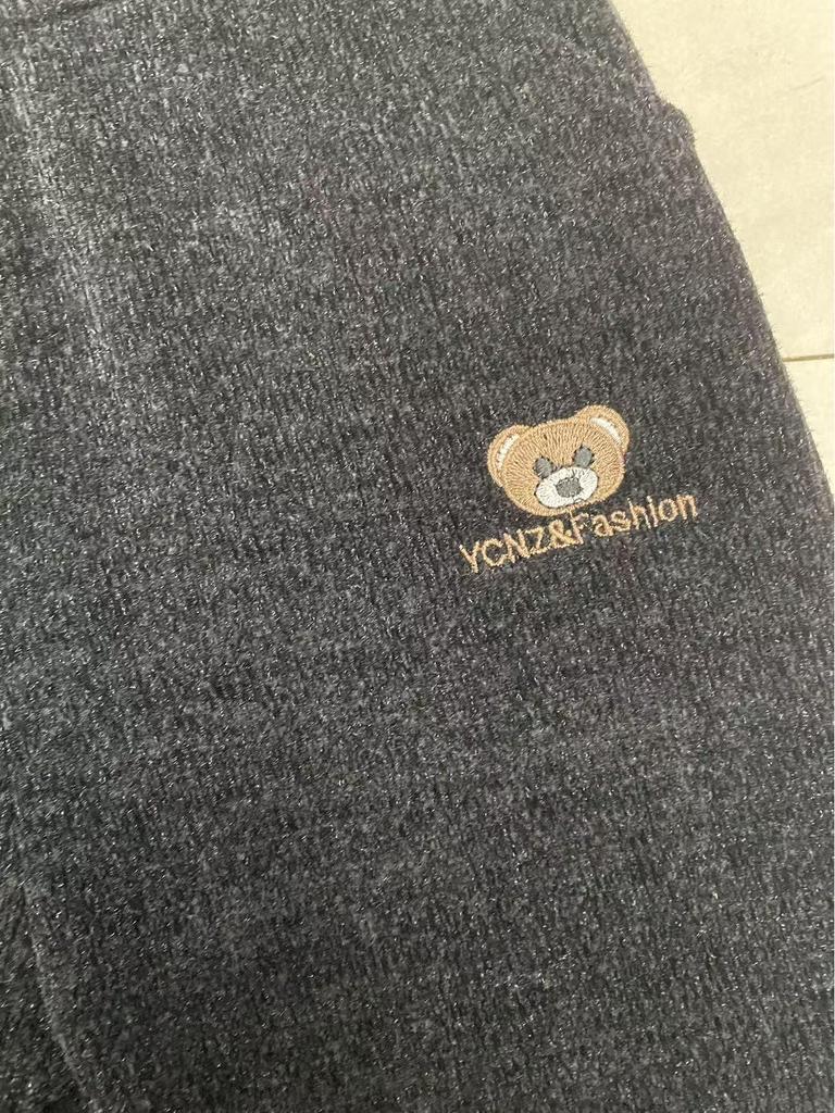 Herbstgoldene hochwertige Nerz-Samt lockere Haremshose für Damen - Bequem, schlankmachend, hochgeschnitten für Mütter mittleren Alters und ältere Mütter